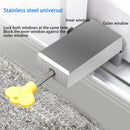 Security Sliding Sash Stopper Baby Safety Window Locks (Stainless Steel) Newly