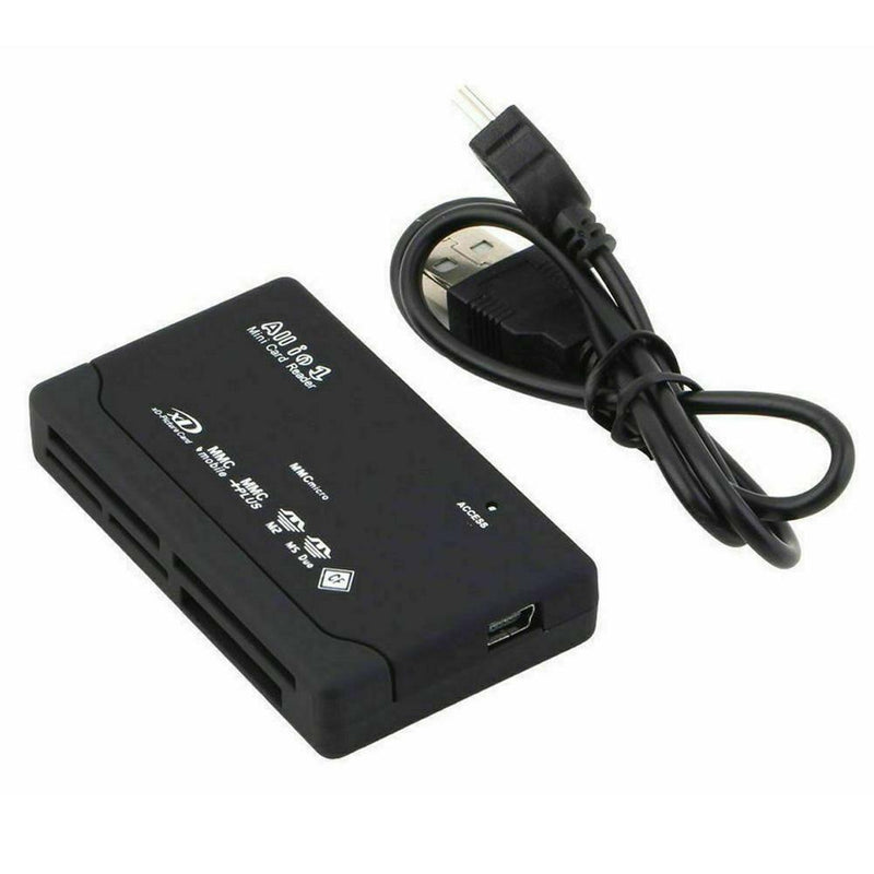 All in One 1 Memory Card Reader-USB External SD SDHC Mini Micro M2 MMC XD  hot.