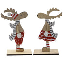 Decor Home Gift Deer Table Craft Desktop Decoration Chrismtas Wood Ornament