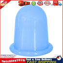Transparent Vacuum Cupping Can Cupping Therapy Massage Suction Cup (Blue) Newly