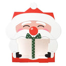 8pcs Santa Claus Cookie Bag Nougat Candy Paper Card Decoration Kids Gift,`
