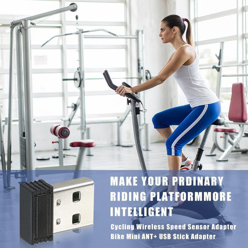 JUNERAIN Mini Portable ANT+ USB Stick Adapter Dongle for Garmin Zwift Wahoo Bko