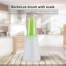 Silicone Oil Bottle with BBQ Grill Oil Brush Baking Kitchen Tools (Green)