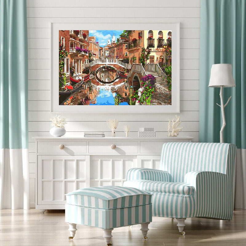Venice 50x40cm Oil Paint By Numbers Picture DIY Painting M684