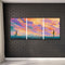 3 Panels Sunset Couples Oil Paint By Numbers Kits DIY Craft Coloring Drawing Art