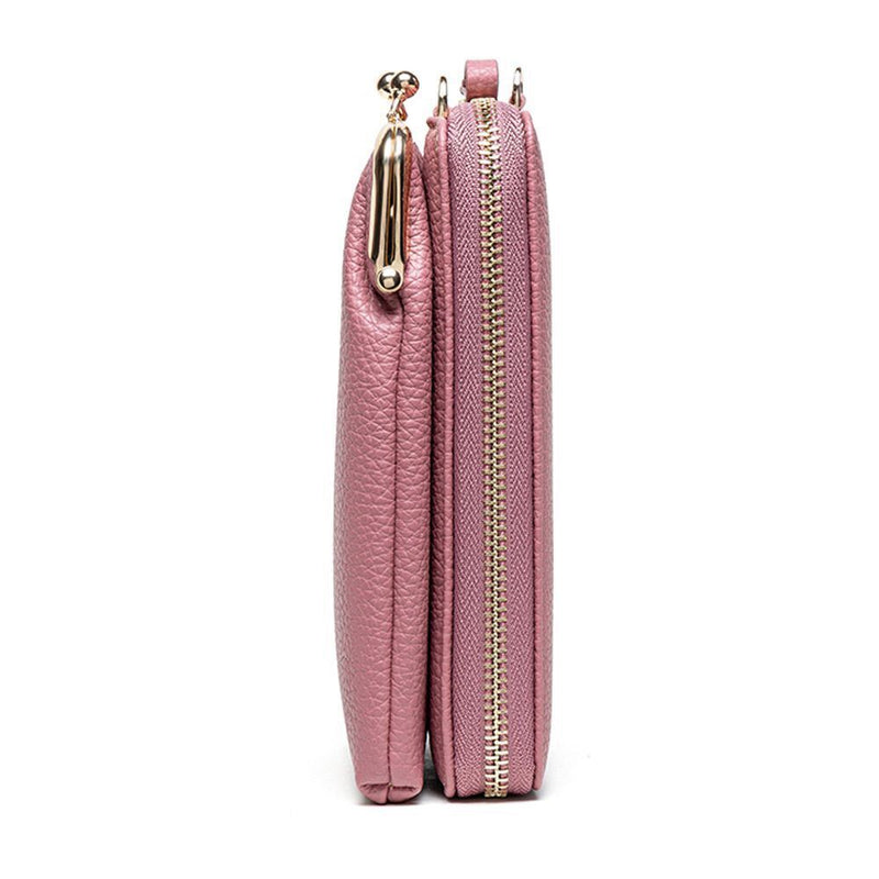 Wallet Purse Card Holder PU Leather Coin Purse Women Phone Bag Crossbody Bag