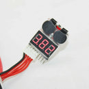 RC Lipo Battery Low Voltage Alarm 1S-8S Buzzer Indicator M5B2 LED Checker E7I7