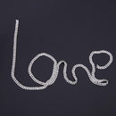 1 Yard 2row Diamond Rhinestone Wedding Chain DIY Necklace Bouquet