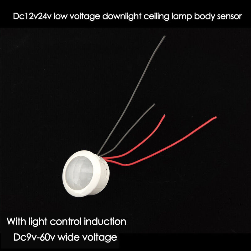DC 12V 24V Wiring Infrared Sensor Ceiling Lamp Human Body Induction Switch Newly