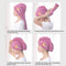 Hair Turban | Microfibre Head Wrap | Quick Dry Drying Bath Shower Hat Cap Pink~