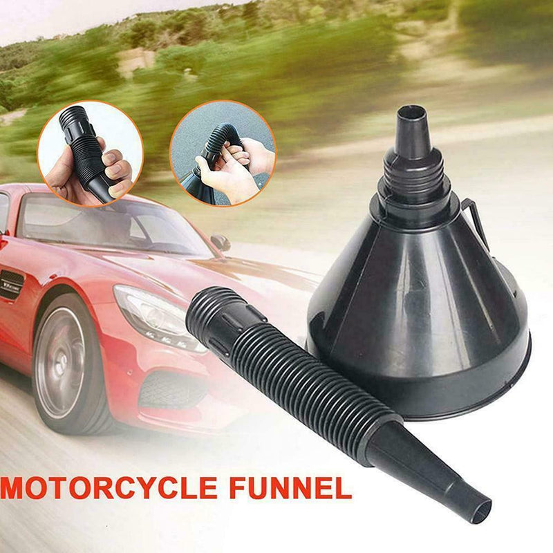 Oiler Filter Funnel Auto Repair Tool Oil Filling Equipment Flexible With P7B6
