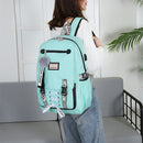 Travel Laptop Backpack Anti-Theft Bag with USB Charging Port and Lock for Wom