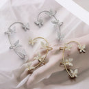 No Pierced Women Men Non Piercing Tragus Earrings Rhinestones Ear Cuff Ear Wrap