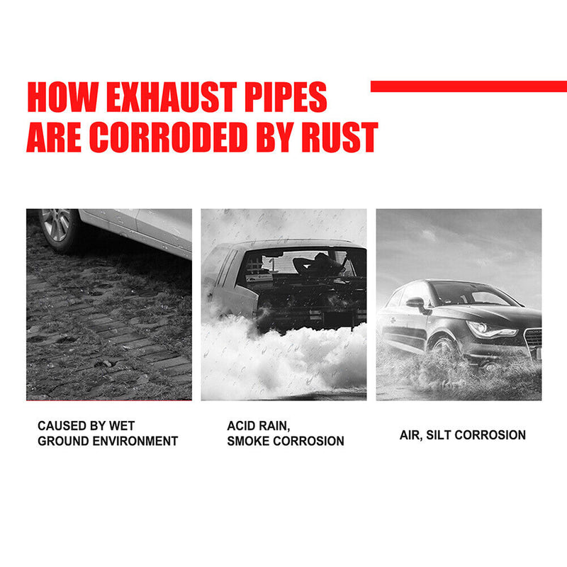 Car Exhaust Pipe Cleaner Kits Rust Remover Metal Surface Maintenance Equipment