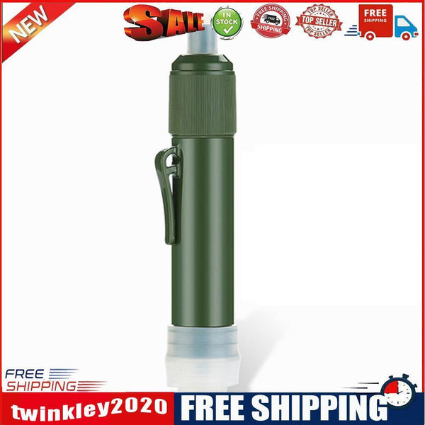 Water Filtration System Water Filter Straws Kit Survival Emergency Supplies