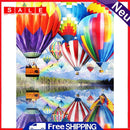 Hot Air Balloons Oil Paint By Numbers DIY Handpainted on Canvas Wall Picture Kit