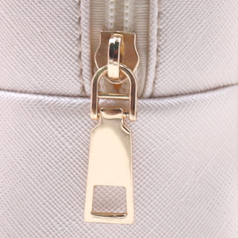 Portable Cosmetic Bag Case Toiletry Handbags Clutch Purse for Travel (Pink)