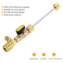Valve Core Remover Installer Tool with Dual Size SAE 1/4 inch 5/16 inch Port