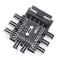 1 to 8 Computer Chassis Fan Hub Cooling Speed Controller 12V Power Supply Cooler
