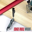#A Plastic Multifunction Adjustable Woodworking Scriber Measuring Scribing Ruler