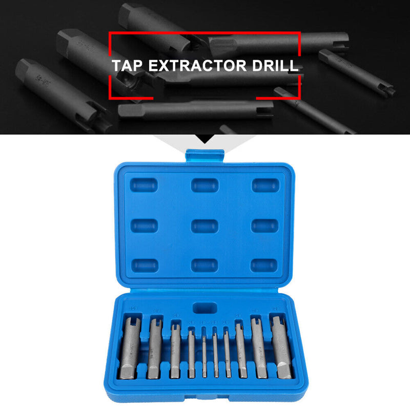 6pcs/set Remove Stripped Damaged Wire Screw Tap Extractor Drill Bits Set Newly