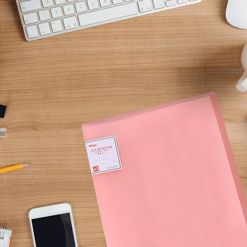 A3 30 Pages Diamond Painting Waterproof Photo Album Book Covers (Red) Newly