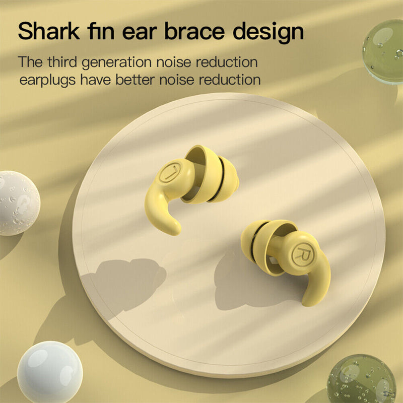 #A 1 Pair Swimming Silicone Earplugs Sound Insulation Waterproof Sleep Accessori