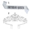 Wedding Handmade Party Supplies Birthday Sash Rhinestone Tiara Birthday Crown