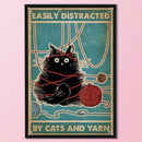 Cat Animal Full Cross Stitch Embroidery Cotton Thread Painting Canvas Home Decor