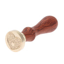 Copper Head Wax Sealing Stamp DIY Envelope Card Decor Seal with Handle(F35)