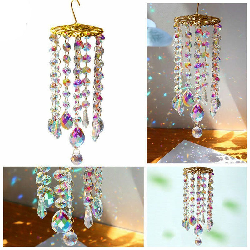 Decoration Garden Decor Hanging Ornament Crystal Pendant Handmade Wind Chimes