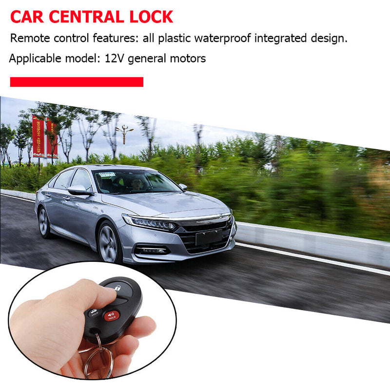 Car Remote Central Door Lock Kit Auto Keyless Entry Alarm System 410/T123 Newly