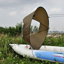 Foldable Kayak Boat Wind Sail Surfing Kayak Downwind Wind Paddle (Grey) Newly