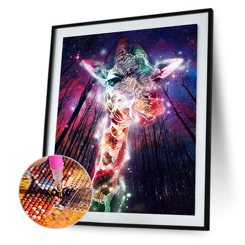 5D Giraffe Mosaic Diamond Painting Drawing Full Round Drill DIY Art Handcraft