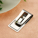 Metal Stainless Steel Money Clips Wallet Card Holder Hollow Clips (Black)