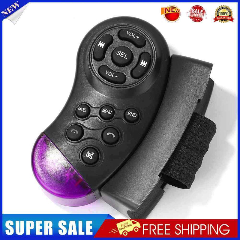 11-Key Car Steering Wheel Remote Control for Car Radio AAA Battery Operated