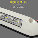 RV LED Awning Porch Light Waterproof Caravan Interior Wall Lamp (White) Newly