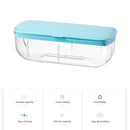 Ice Cube Tray with Lid Silicone Ice Maker Mold Bar Kitchen Tools (Blue) Newly