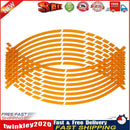 16pcs 18 inch Reflective Car Motorcycle Wheel Rim Stripe Stickers (Yellow) Newly