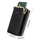 Holder Bag Women PU Leather Mobile Phone Bag Crossbody Cellphone Coin Purse