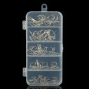 Barbed High Carbon Steel Fishhook Tackle Box Three Anchor Treble Fishing Hook