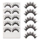 Makeup Cross Soft Thick Eye Lashes Extension False  Eyelashes Black Handmade