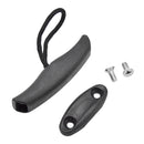 Kayak Boat Canoe Paddle T Handle Nylon Dinghy Tail Rudder Carry Handles w/Screws