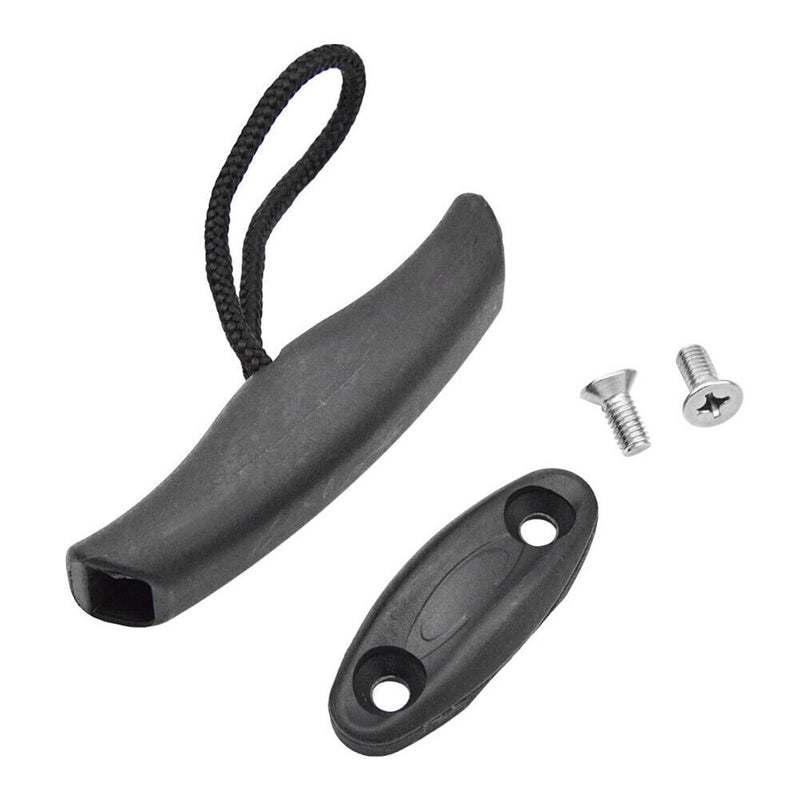 Kayak Boat Canoe Paddle T Handle Nylon Dinghy Tail Rudder Carry Handles w/Screws