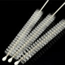 1set Kitchen Tools 2ST Metal Drinking Straws + Stainless Steel Brush for Mugs