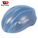 MTB Bicycle Helmet Cover Waterproof Portable Helmet Reflective Cover (Blue)
