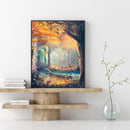 Forest Bridge Lake Oil Paint By Numbers Kits DIY Home Decoration Gift Unframed