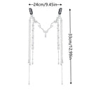 Fringed Forehead Chain Antiquity Headdress Long Tassel Headwear Crystal