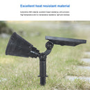 12LED Solar Lamp Outdoor Spotlight Colorful Ground Plug Light (Warm White) Newly