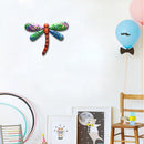 Room Art Craft Sculptures Garden Backyard Wall Decoration Metal Dragonfly